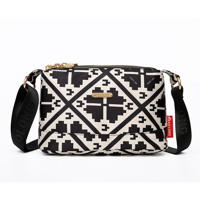 🌷Sac à bandoulière imprimé multi-poches pour femmes🌸