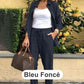 🔥Vente chaude-49% de réduction🎀Ensemble Chemisier à Manches Longues et Pantalon en Coton et Lin pour Femmes