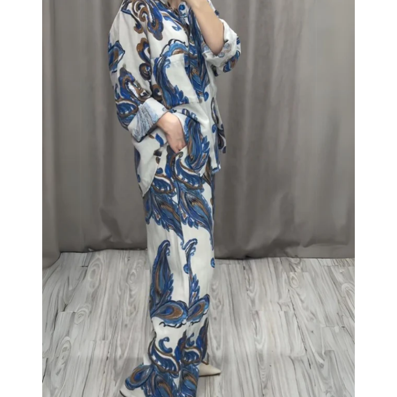 💃Ensemble chemise et pantalon deux pièces pour femmes