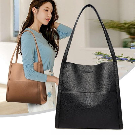 💝2026 Vente à chaud💝✨Sac à bandoulière en cuir de couleur unie
