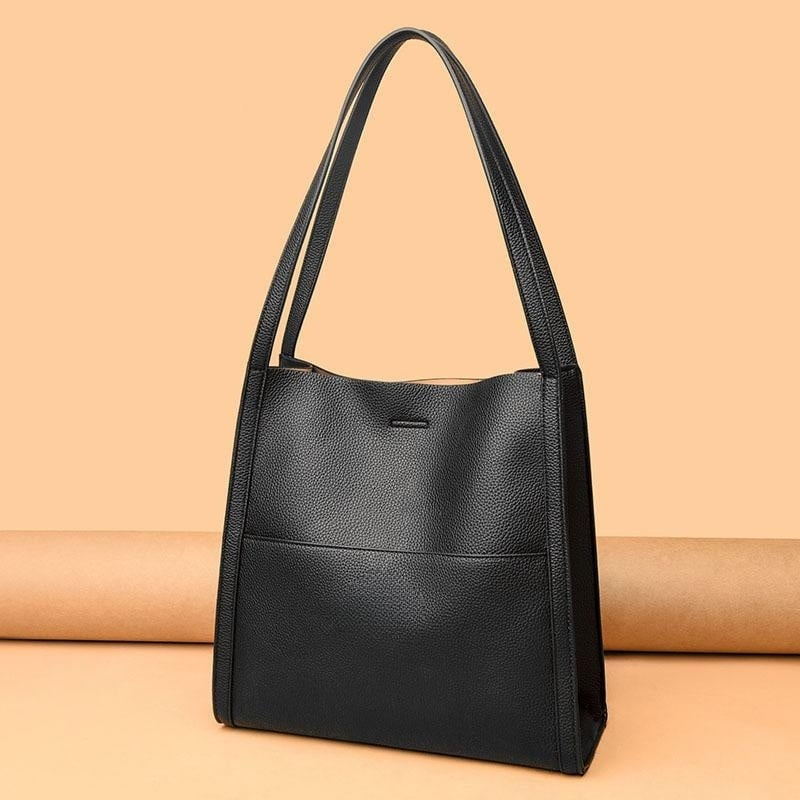💝2026 Vente à chaud💝✨Sac à bandoulière en cuir de couleur unie