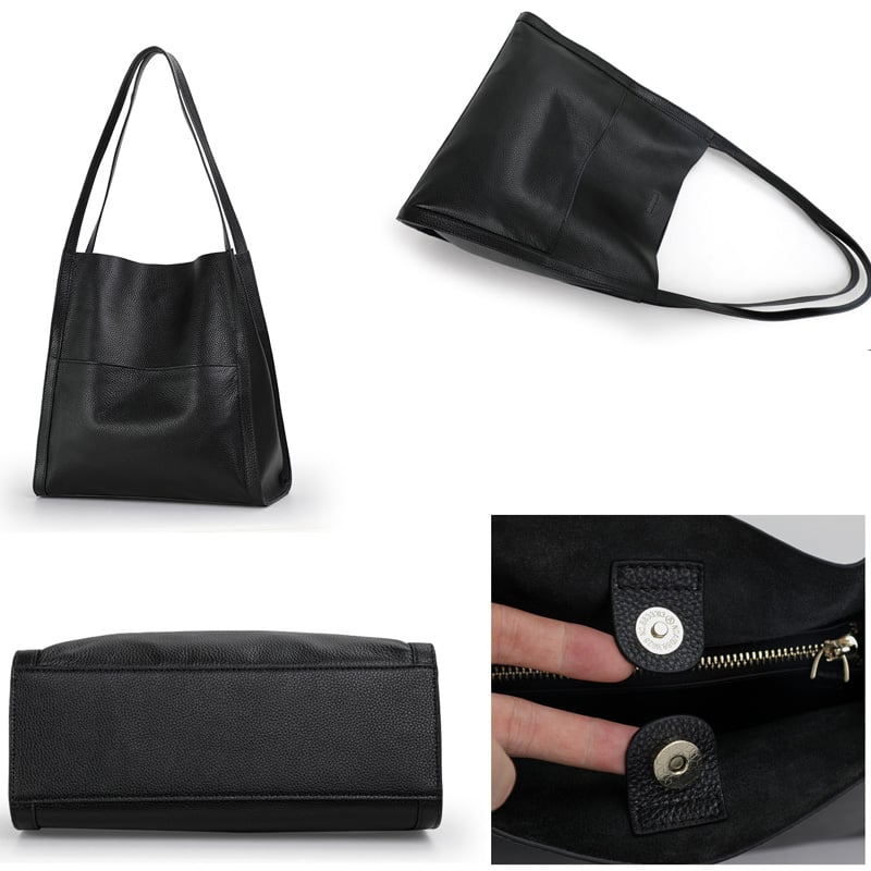 💝2026 Vente à chaud💝✨Sac à bandoulière en cuir de couleur unie