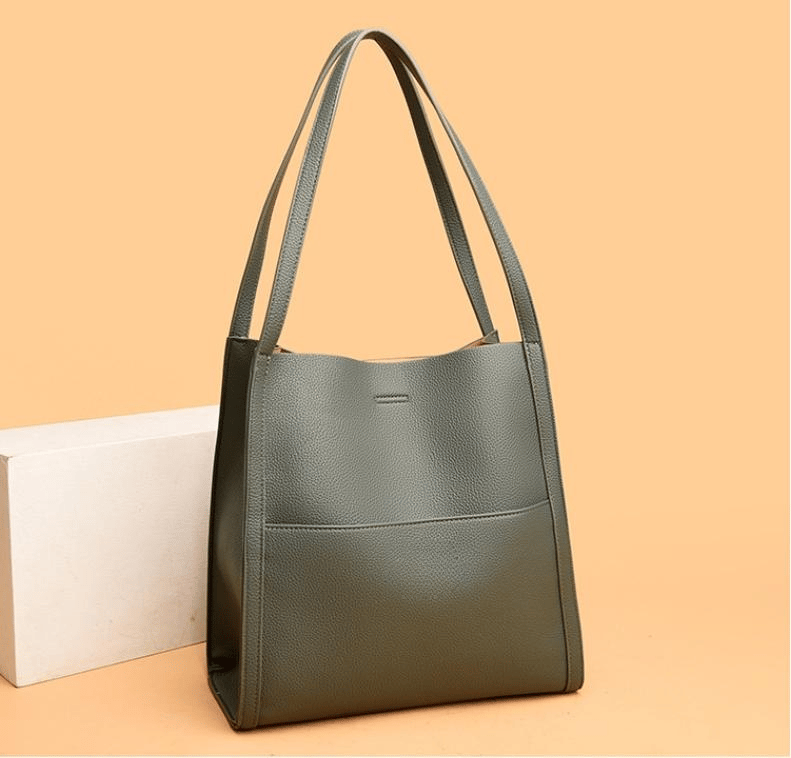 💝2026 Vente à chaud💝✨Sac à bandoulière en cuir de couleur unie