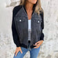 🌸2024 Promotion automne 49%OFF🌸Veste en denim à fermeture éclair pour femme