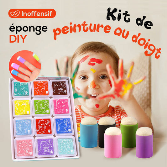 ✨Kit de peinture au doigt éponge DIY🌸