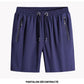 Short extensible en soie glacée pour homme de taille grande