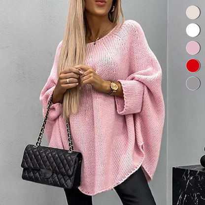 ⏰49% de réduction pour une durée limitée🌸Pull Cape Tricoté Élégant pour Femme