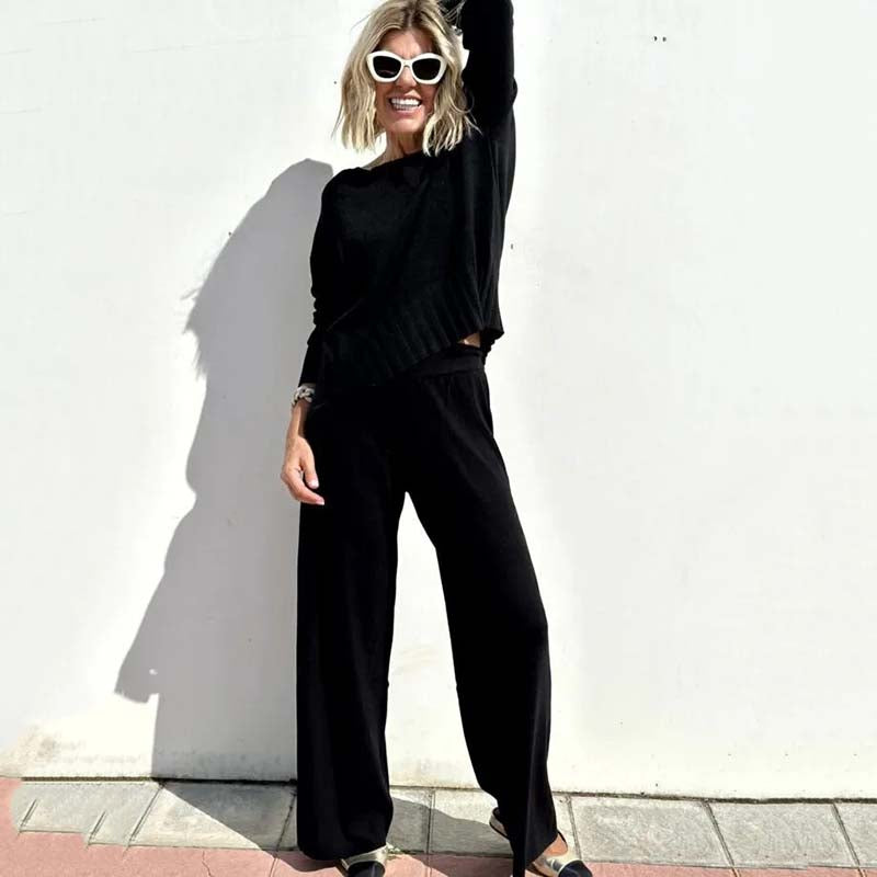 ⏰49% de réduction pour une durée limitée avec livraison gratuite💞Ensemble 2 Pièces Élégant en Tricot pour Femmes