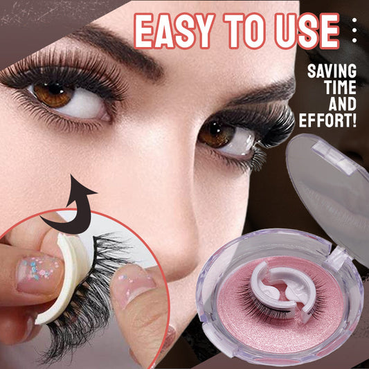 ✨ Achetez-en 1, obtenez-en 1 gratuit – faux cils effet œil de chat – auto-adhésifs – lavables – naturels – pour des yeux glamour