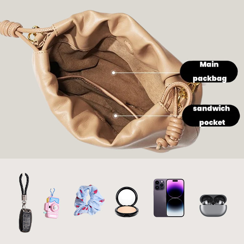 ⏰49% de réduction pour une durée limitée avec livraison gratuite👜Sac à Bandoulière avec Cordon de Serrage et Chaîne pour Femmes