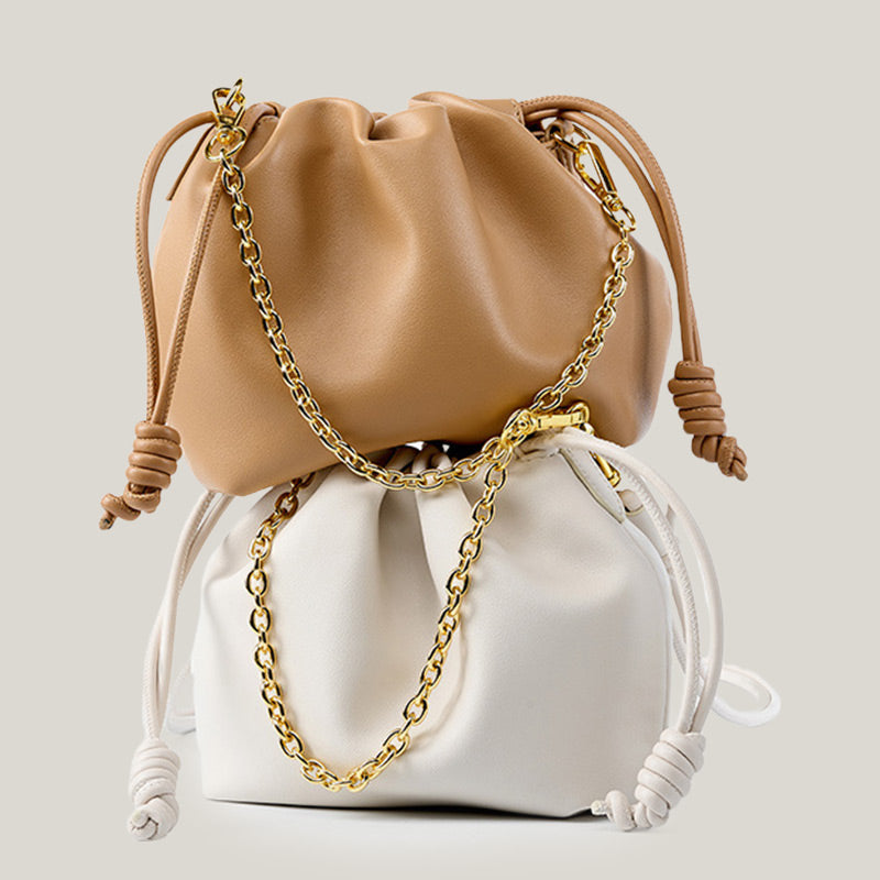 ⏰49% de réduction pour une durée limitée avec livraison gratuite👜Sac à Bandoulière avec Cordon de Serrage et Chaîne pour Femmes