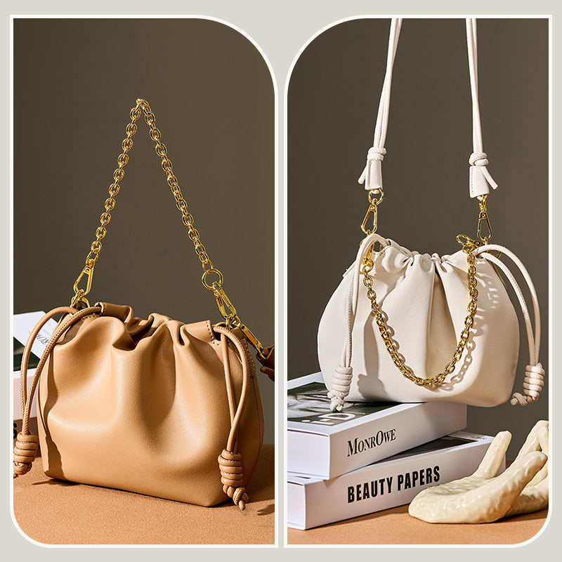 ⏰49% de réduction pour une durée limitée avec livraison gratuite👜Sac à Bandoulière avec Cordon de Serrage et Chaîne pour Femmes