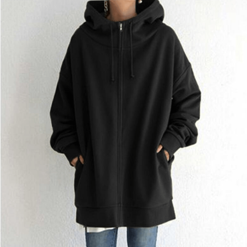 【🔥🔥🔥Livraison gratuite pour 2 pièces】Sweat à capuche zippé automne/hiver pour femmes avec capuche