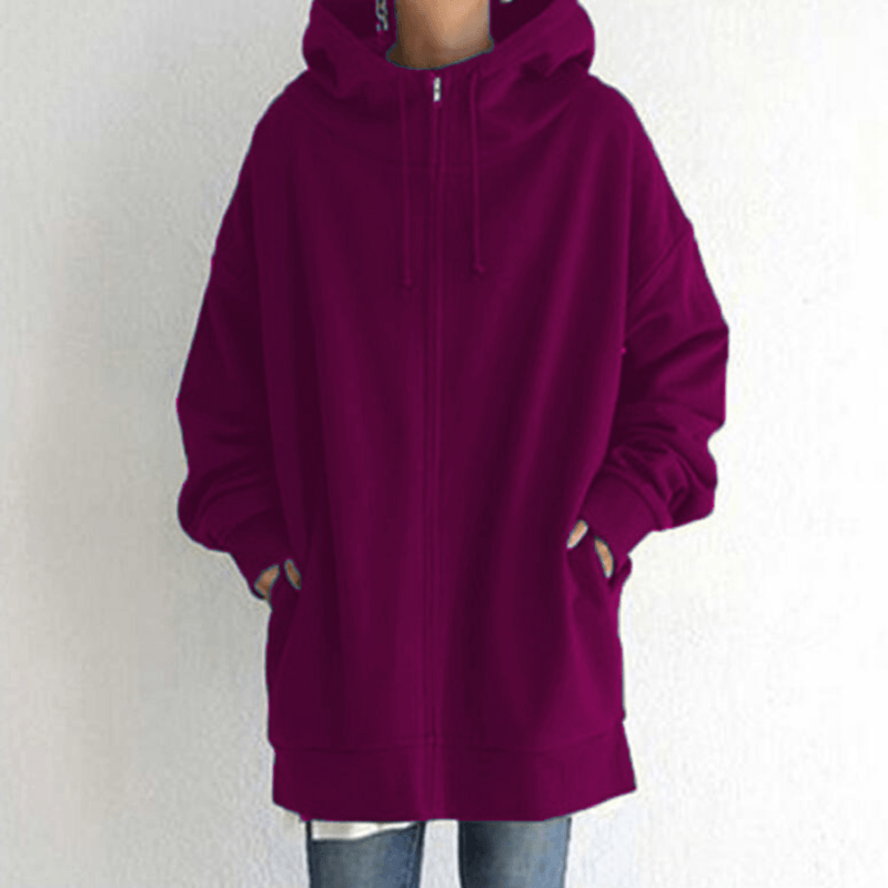 【🔥🔥🔥Livraison gratuite pour 2 pièces】Sweat à capuche zippé automne/hiver pour femmes avec capuche