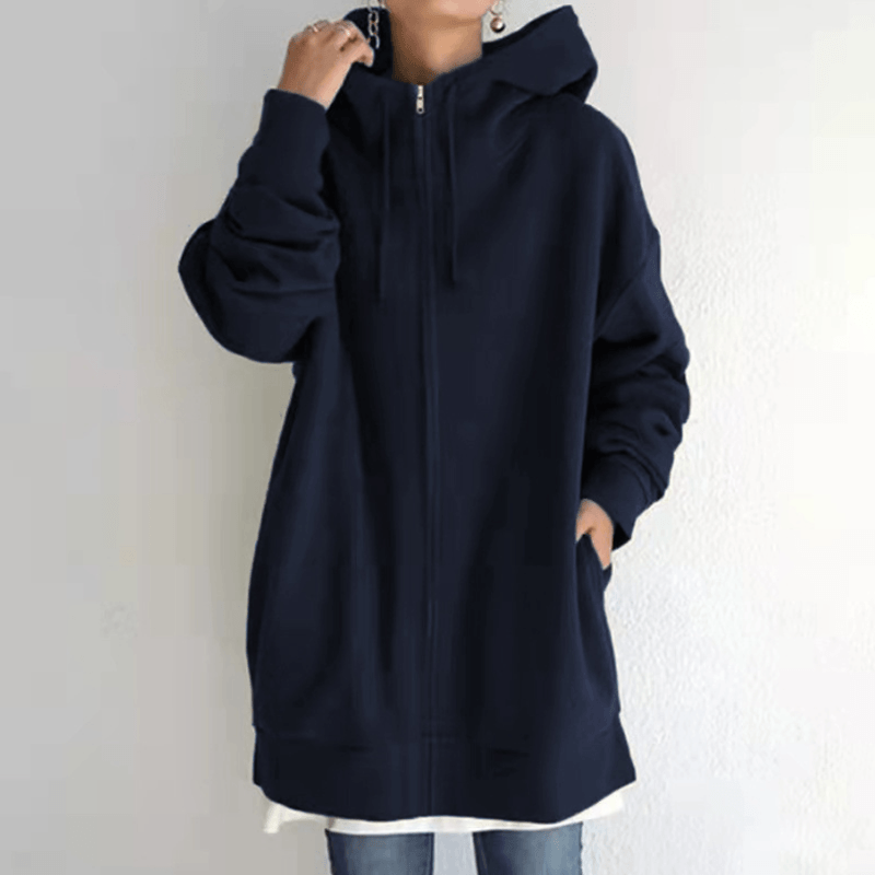 【🔥🔥🔥Livraison gratuite pour 2 pièces】Sweat à capuche zippé automne/hiver pour femmes avec capuche