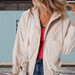 ⏰49% de réduction pour une durée limitée avec livraison gratuite💃Veste à capuche décontractée à revers pour femmes💞