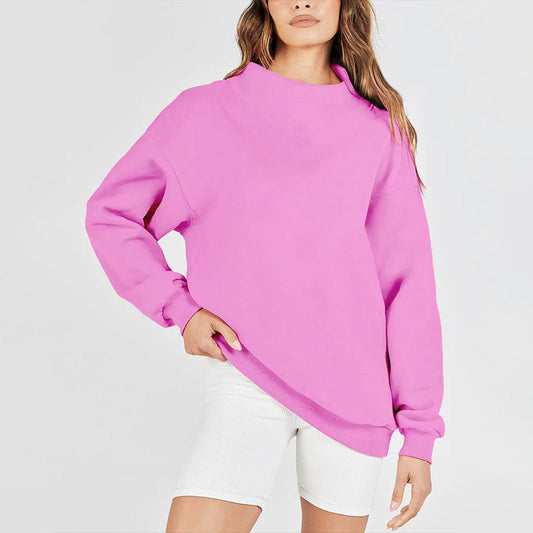 ✨Automne Nouveau💝Sweatshirt surdimensionné à col roulé pour femmes