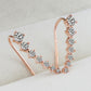 Boucles d'oreilles diamant sept étoiles