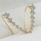Boucles d'oreilles diamant sept étoiles