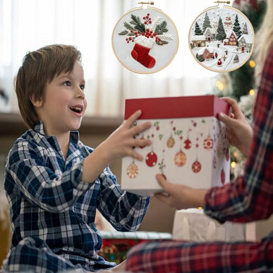 🎅Réchauffement de Noël - 49% de réduction🎅Forfait broderie de Noël