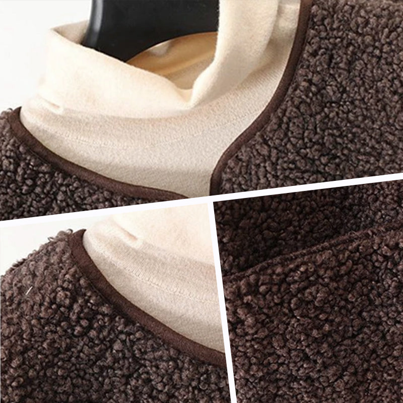 💃Gilet Court Chaud à Boutons pour Femme en Automne✨
