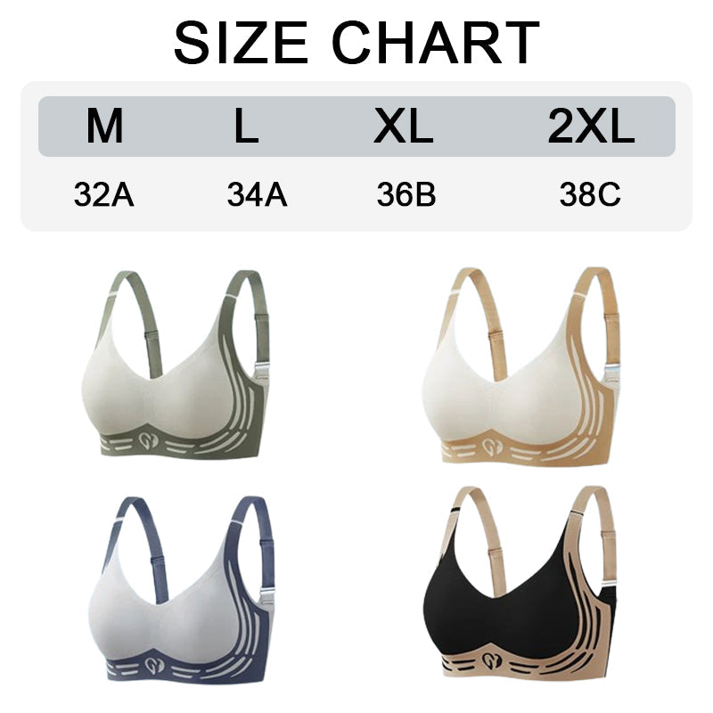 🔥Offre spéciale Noël à durée limitée : 50 % DE RÉDUCTION !!!🔥Soutien-gorge push-up sans fil et sans couture, anti-relâchement