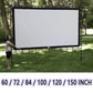 🔥 60% DE RÉDUCTION ! ✨ Écran Projection Portable Extérieur - Pliable et Réglable, Qualité 4K, Soirée Cinéma en Plein Air 🎬🌌