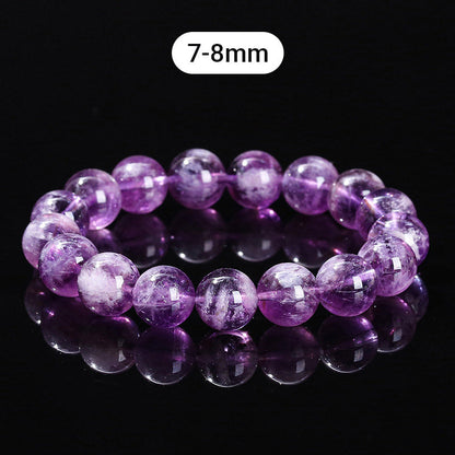 Bracelet améthyste naturelle💖Aide au sommeil, équilibre émotionnel et aide à la réflexion💖