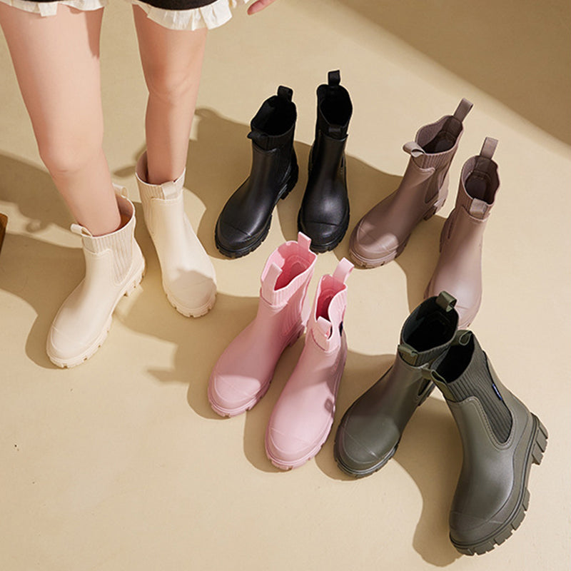 ✨Bottes Mi-mollet Imperméables et Antidérapantes à Semelles Épaisses