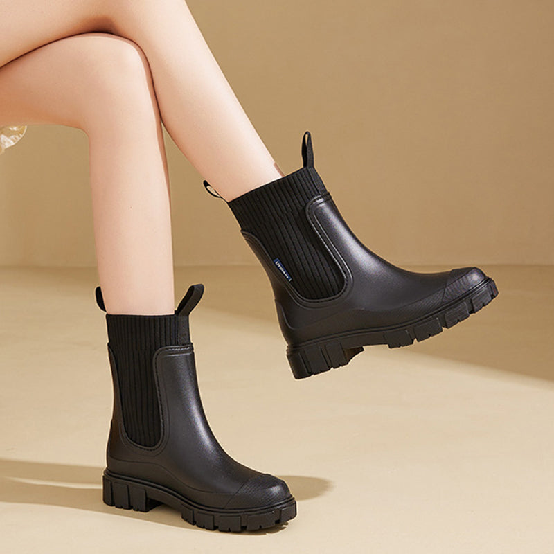 ✨Bottes Mi-mollet Imperméables et Antidérapantes à Semelles Épaisses