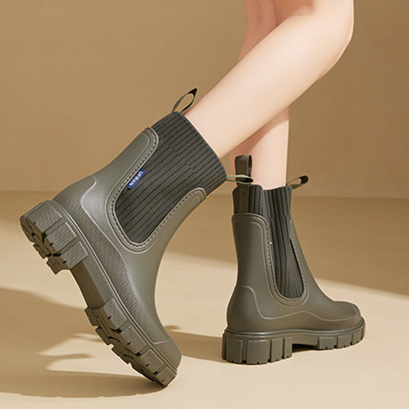 ✨Bottes Mi-mollet Imperméables et Antidérapantes à Semelles Épaisses