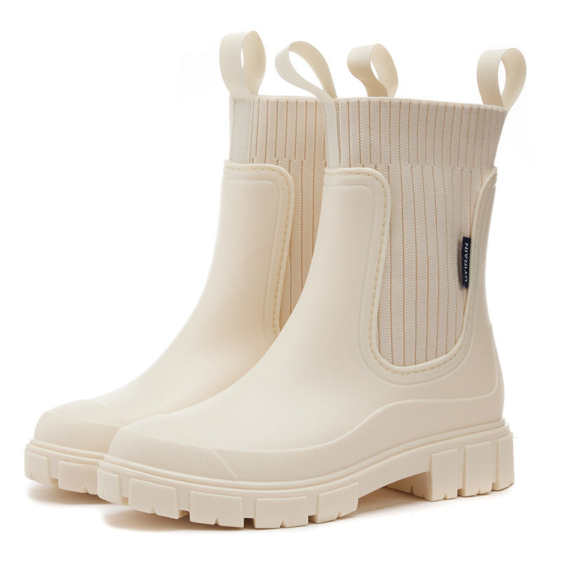 ✨Bottes Mi-mollet Imperméables et Antidérapantes à Semelles Épaisses