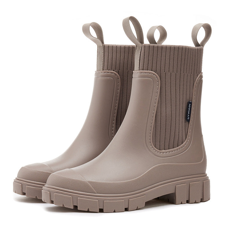 ✨Bottes Mi-mollet Imperméables et Antidérapantes à Semelles Épaisses