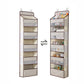 🏠 PROMO LIMITÉE -52% ! 📦 Organisateur Suspendu 5 Étagères Grande Capacité – Poches Maille, Flexible & Tissu Résistant Durable 🌿