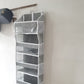 🏠 PROMO LIMITÉE -52% ! 📦 Organisateur Suspendu 5 Étagères Grande Capacité – Poches Maille, Flexible & Tissu Résistant Durable 🌿
