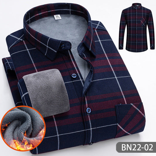 💝Chemise chaude épaisse en polaire décontractée pour homme automne-hiver【Achetez-en 2, Livraison Gratuite】