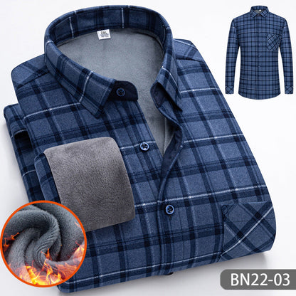 💝Chemise chaude épaisse en polaire décontractée pour homme automne-hiver【Achetez-en 2, Livraison Gratuite】