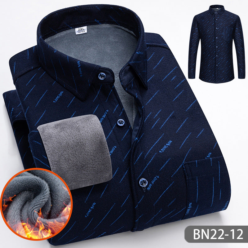 💝Chemise chaude épaisse en polaire décontractée pour homme automne-hiver【Achetez-en 2, Livraison Gratuite】