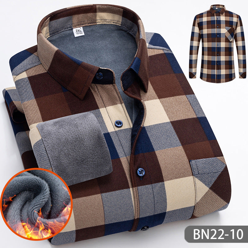 💝Chemise chaude épaisse en polaire décontractée pour homme automne-hiver【Achetez-en 2, Livraison Gratuite】