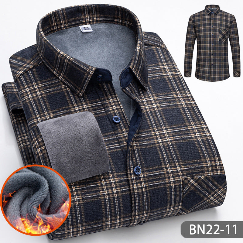 💝Chemise chaude épaisse en polaire décontractée pour homme automne-hiver【Achetez-en 2, Livraison Gratuite】