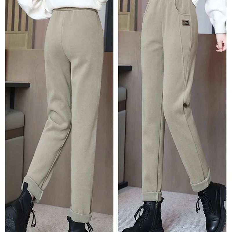 💃Pantalon chaud à taille haute pour femmes, doublé de polaire✨