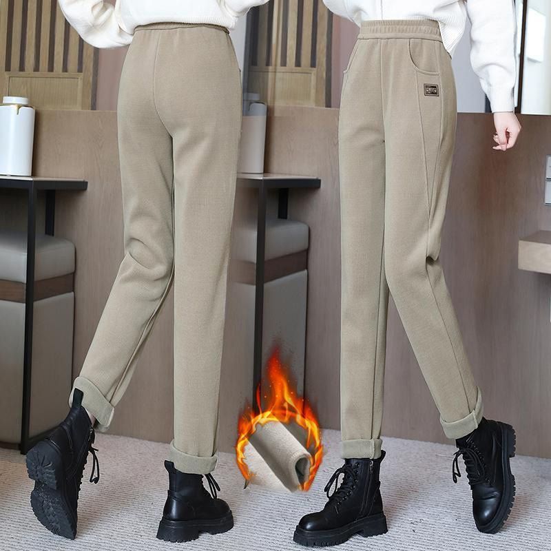 💃Pantalon chaud à taille haute pour femmes, doublé de polaire✨