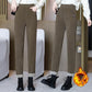 💃Pantalon chaud à taille haute pour femmes, doublé de polaire✨