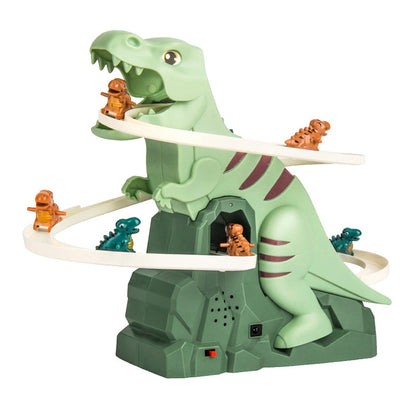 🧸Jeu de piste électrique Dinosaur Chase Race Track✨