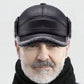 🧢🐂Nouveau bonnet d'hiver pour homme avec cache-oreilles en peau de mouton