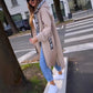 Sweat-shirt long à capuche pour femme