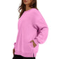 💃Sweatshirts oversize à col roulé et poches pour femmes💝