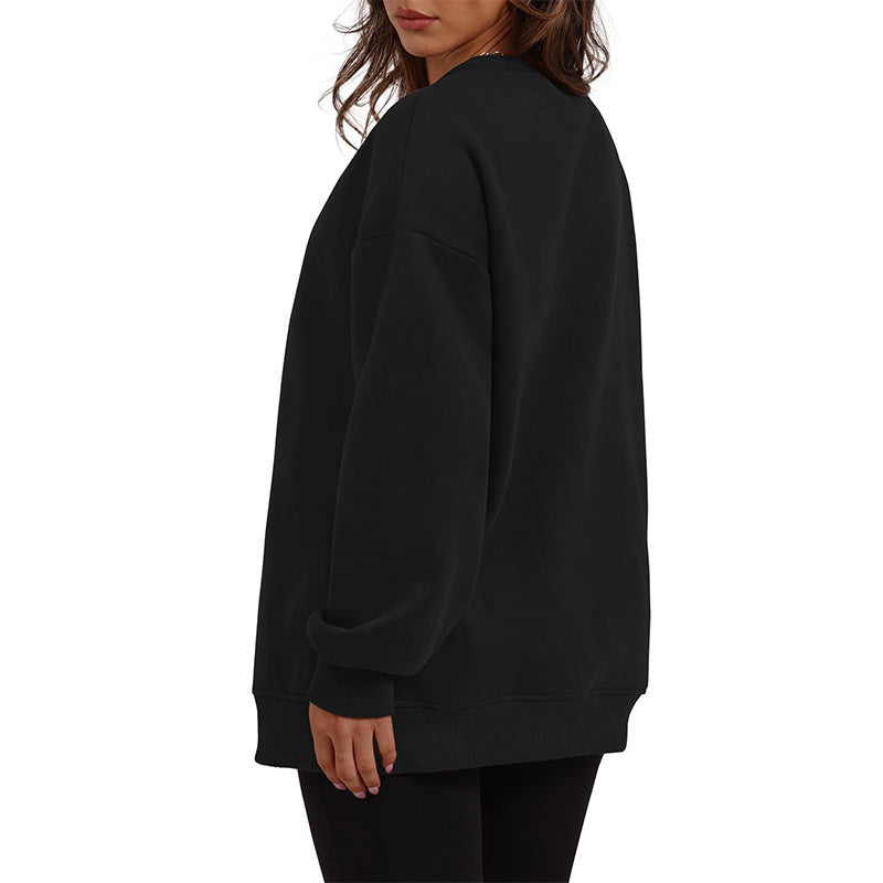 💃Sweatshirts oversize à col roulé et poches pour femmes💝