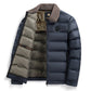 ❄️Veste matelassée en coton pour homme avec revers - 👍Chaud et imperméable !