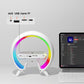 🔥Dernier jour 49% de réduction🔥Haut-parleur Bluetooth multifonctionnel - Lumière d'ambiance colorée Chargement sans fil et horloge Machine tout-en-un